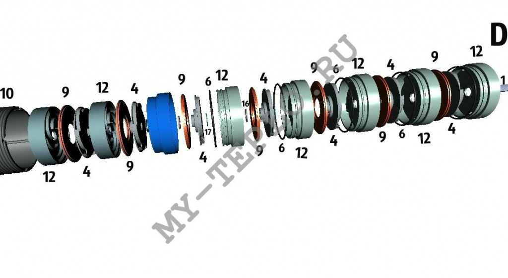 запчасти Джилекс Водомет Проф 55/50 А