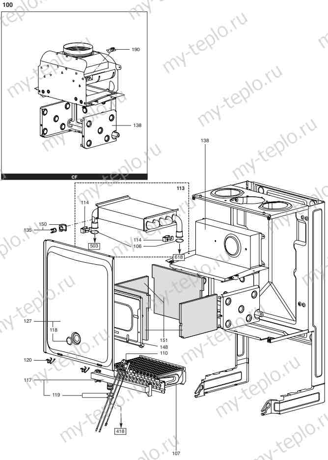 Запчасти Ariston BS 24 FF купить в Балашихе