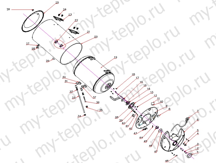 запчасти для Thermex H 80 H