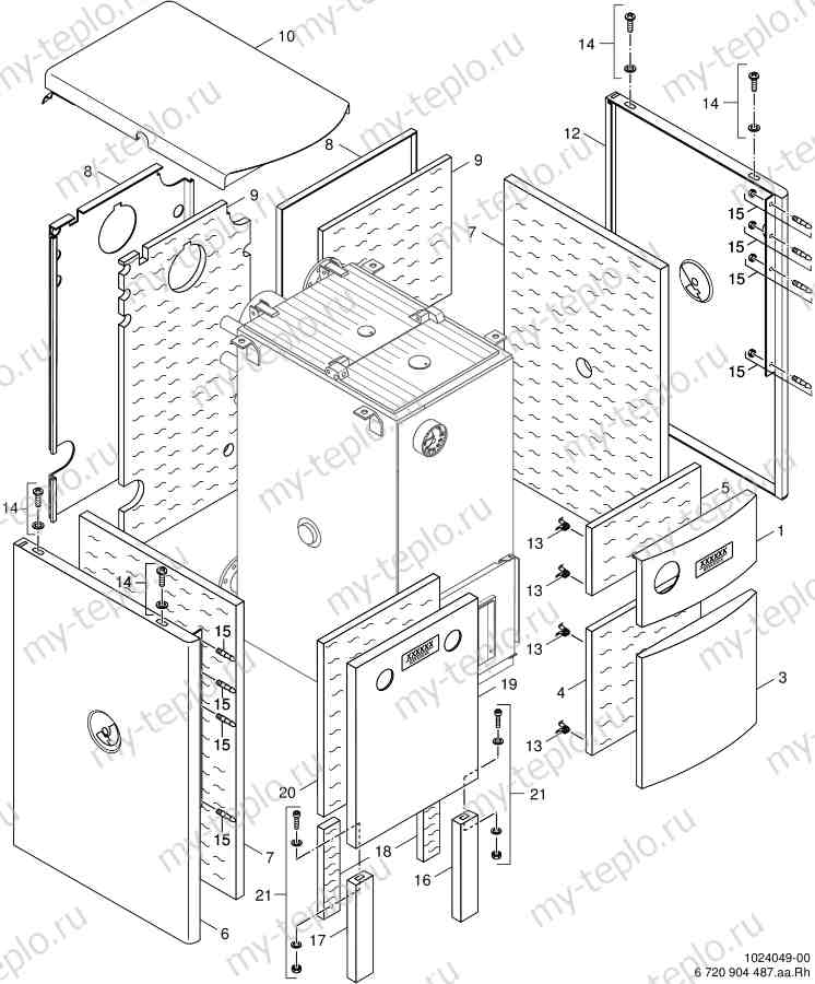 Запчасти Buderus Logano S111-12 купить в Балашихе