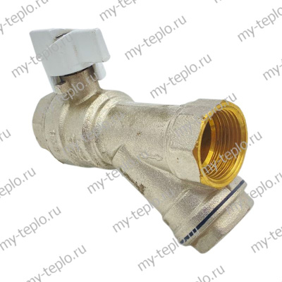 Кран шаровый с фильтром 3/4